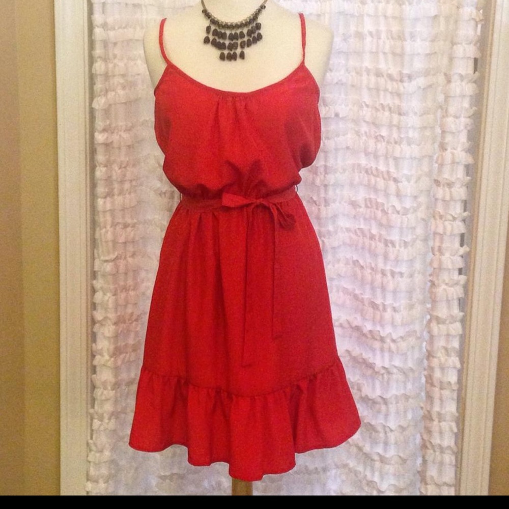 Flirty Red Dress
